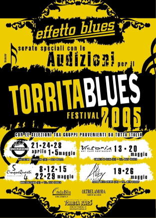 Poster dell'evento EFFETTO BLUES - audizioni per il Torrita blues Festival